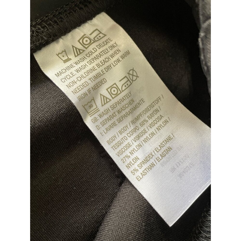 Belle by Kim Gravel Reg Coastal Crop Perfect Ponte Pants Women Plus 26 Black NEW - Picture 6 of 7